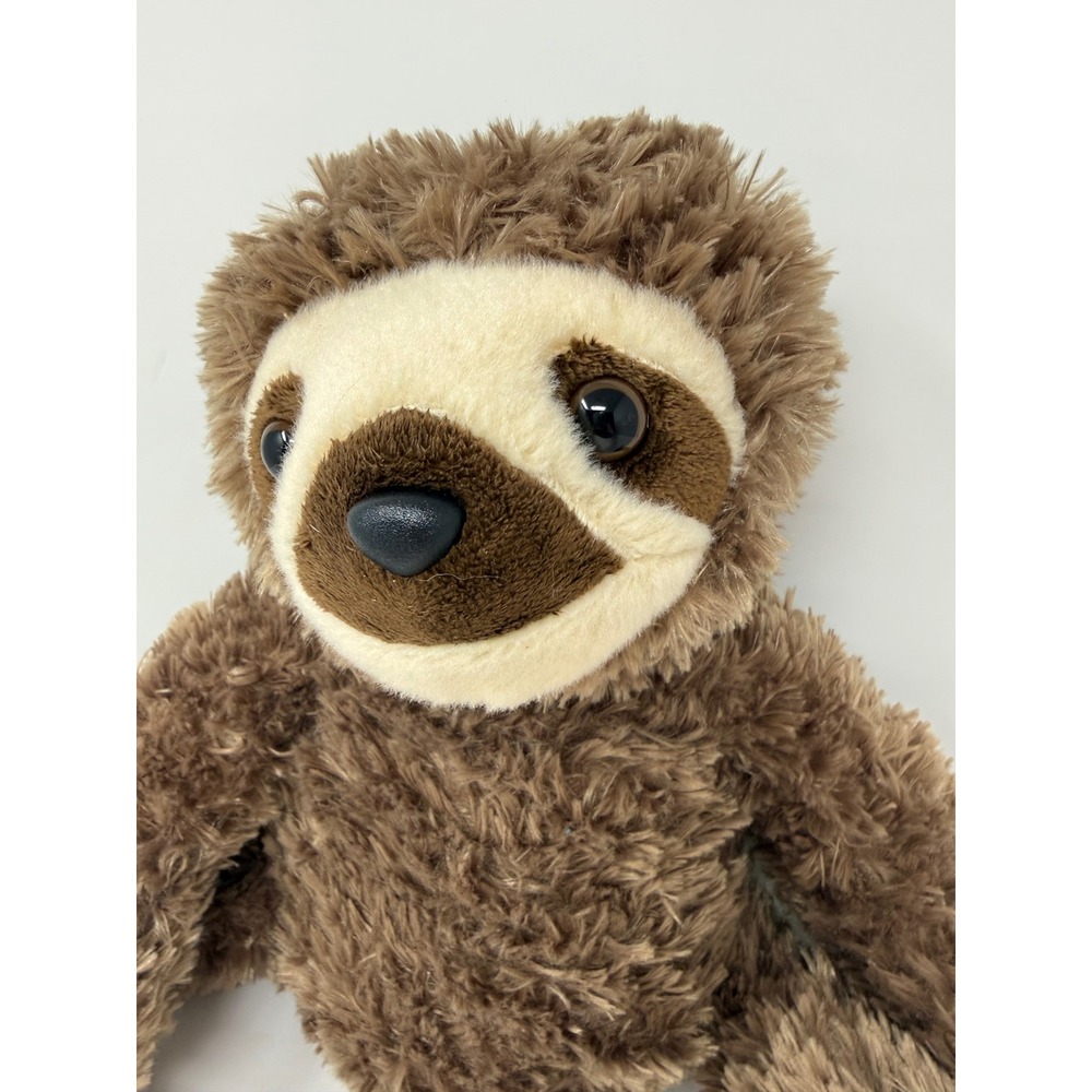 Aurora Destination Nation Sloth Plush Brown Shaggy Stuffed Animal 2020 12 inch - Picture 2 of 10